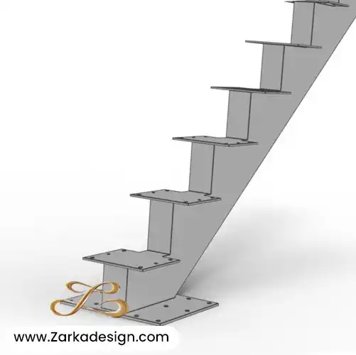 تک تیر فلزی با فرم توخالی